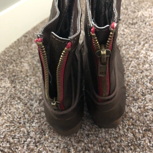 Women’s Madden Girl Brown Combat Boots - Picture 4 of 8